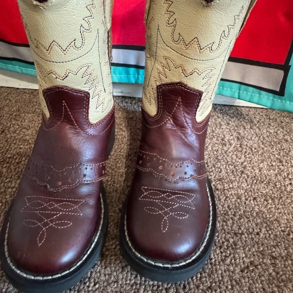 Old West Toddler Kids Boots size bb